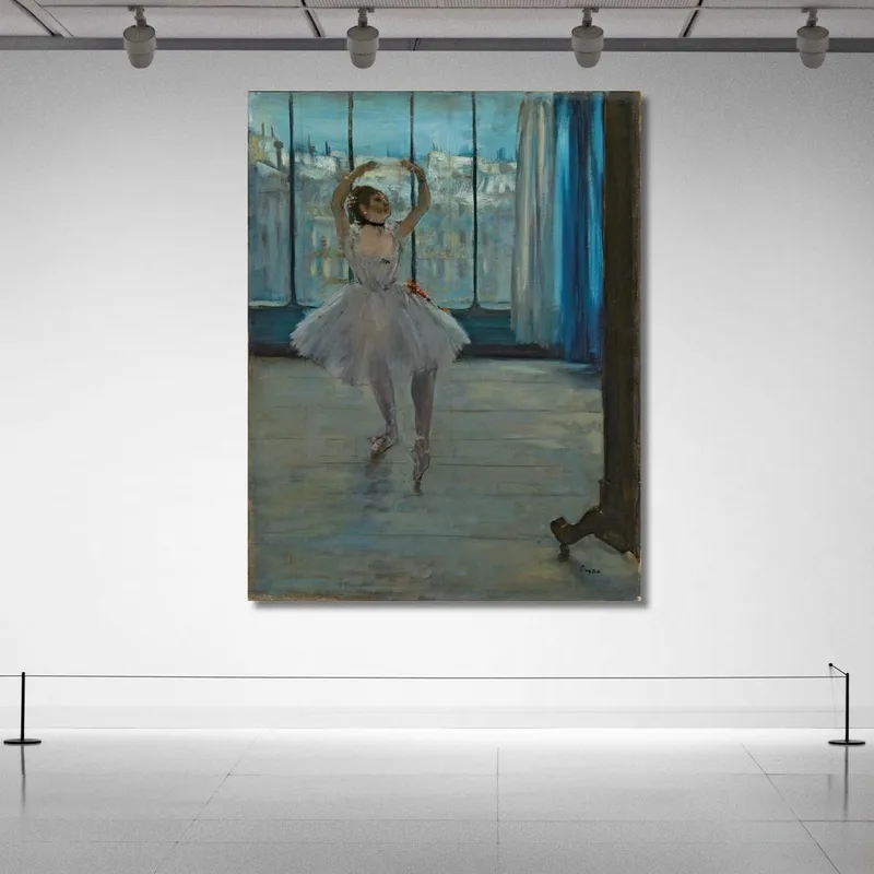 Ballerina In Posa Per Un Fotografo Ballerina Davanti Alla Finestra Edgar Degas