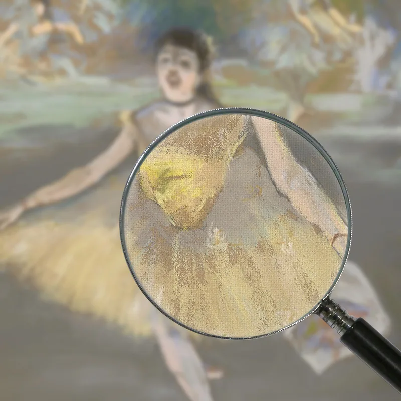 Ballerina Con Un Mazzo Di Fiori Edgar Degas