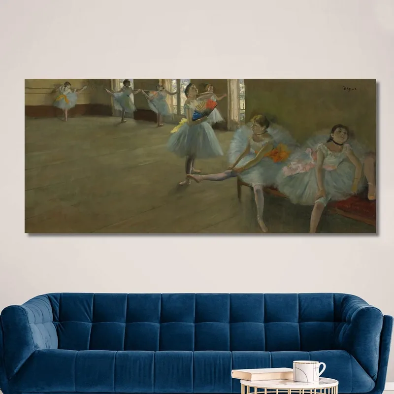 Dancers In Class Edgar Degas