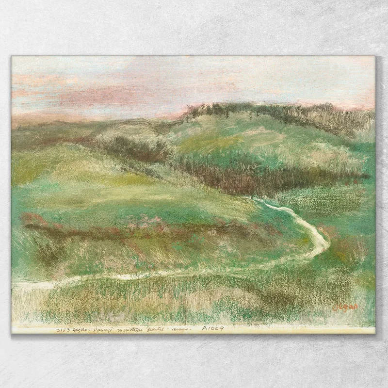 Paysage 1892 Edgar Degas