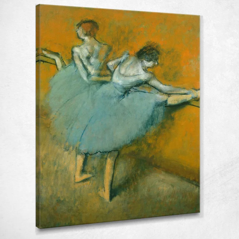 Ballerini Alla Sbarra Edgar Degas quadro stampa su tela