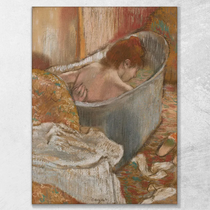 Le Bain (Woman In Her Bathtub) Edgar Degas canvas print