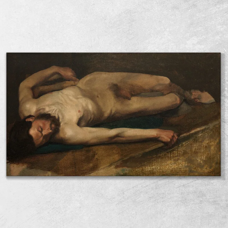 Male Nude Edgar Degas