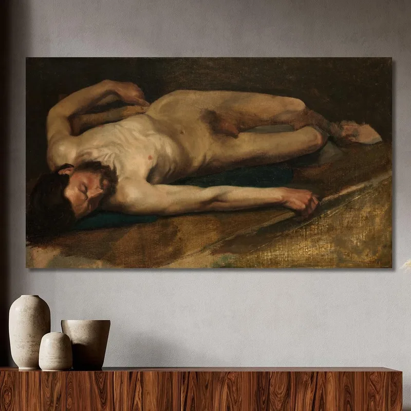 Male Nude Edgar Degas