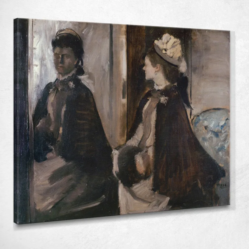 Señora Jeantaud En El Espejo Edgar Degas cuadro en lienzo
