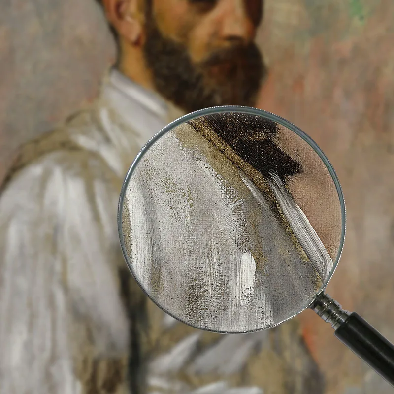 Portrait Of An Artist (Léon Bonnat) Edgar Degas