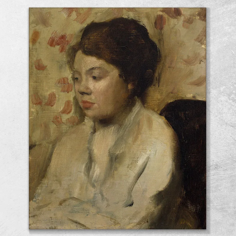 Portrait D'Une Jeune Femme Edgar Degas