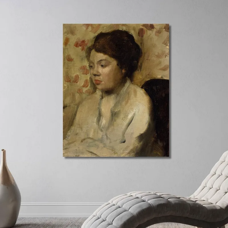 Portrait D'Une Jeune Femme Edgar Degas