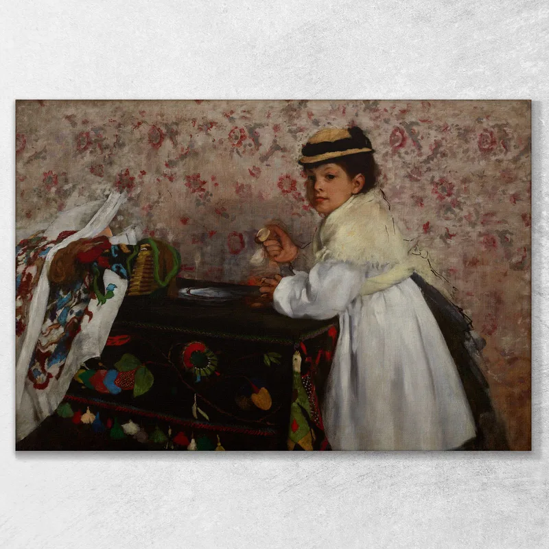 Portrait Of Mlle. Hortense Valpinçon Edgar Degas