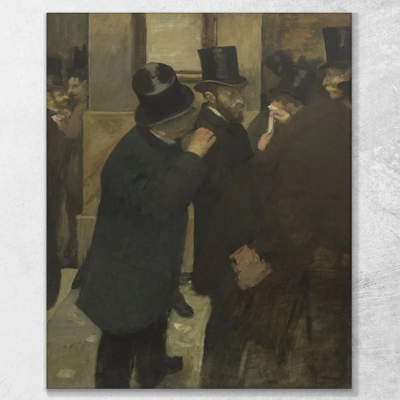 Ritratti In Borsa Edgar Degas