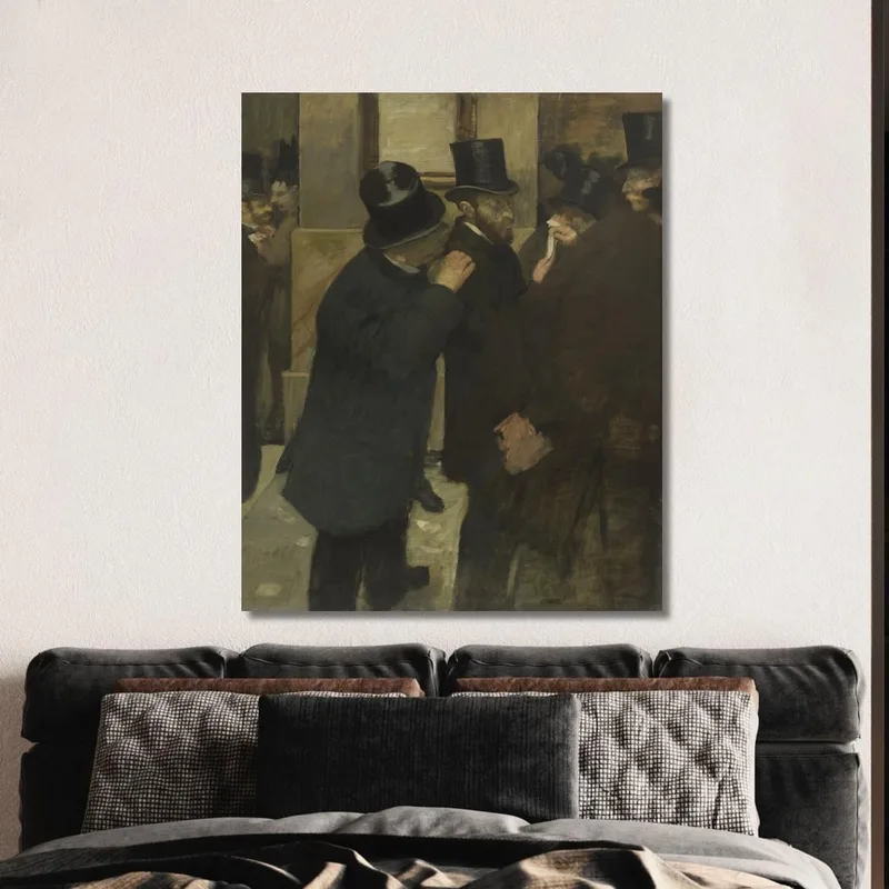 Ritratti In Borsa Edgar Degas
