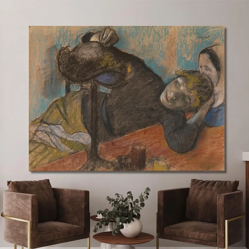 La Sombrerera Edgar Degas
