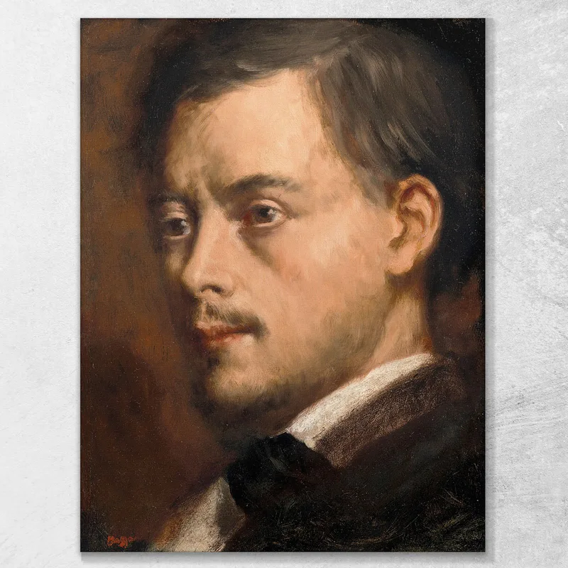 Cabeza De Un Hombre Edgar Degas