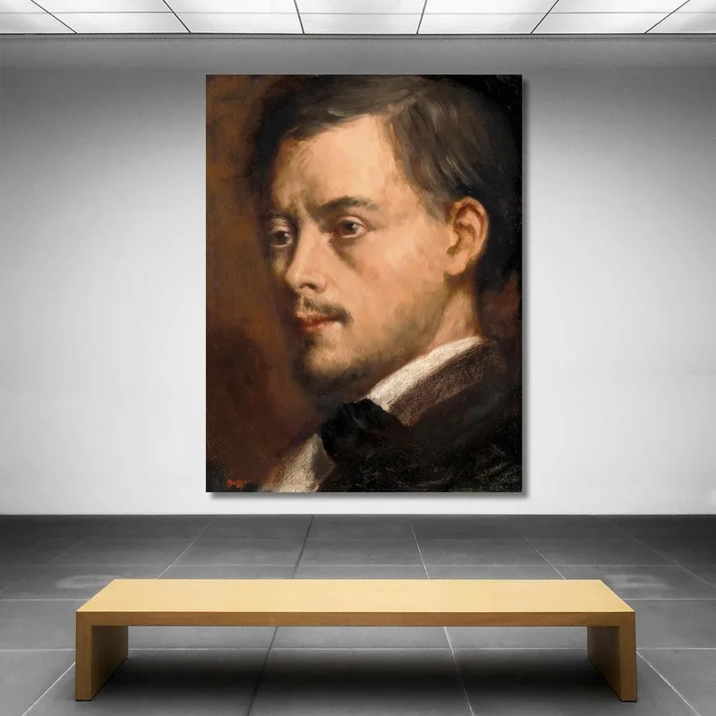 Cabeza De Un Hombre Edgar Degas