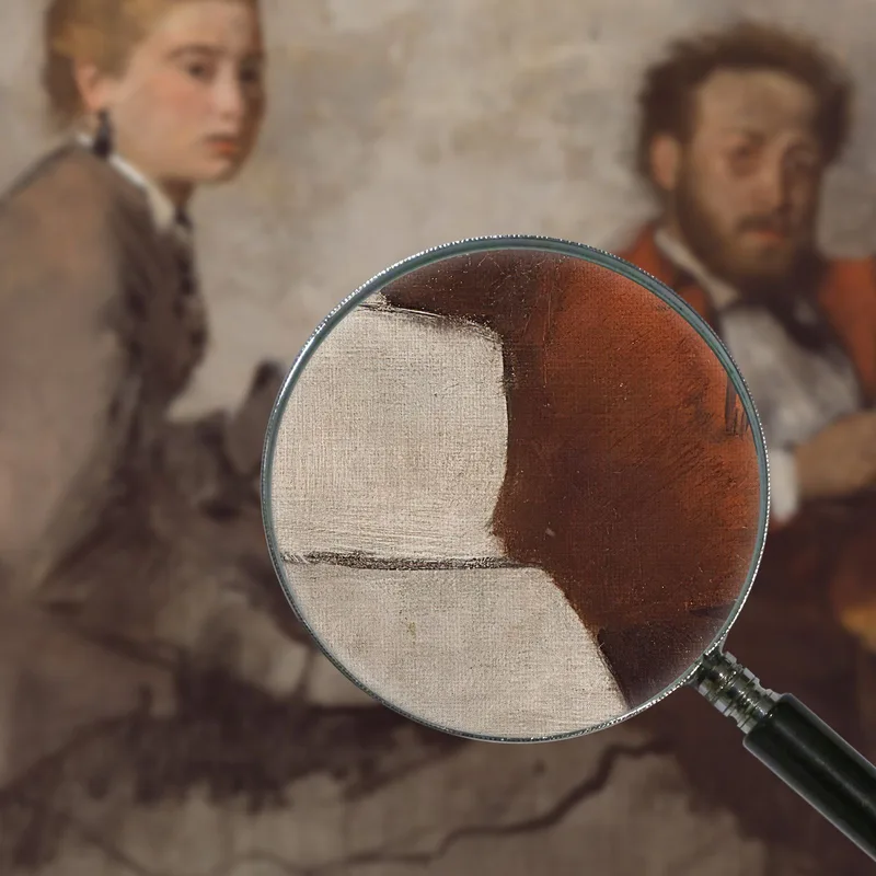 Violinista E Giovane Donna Edgar Degas