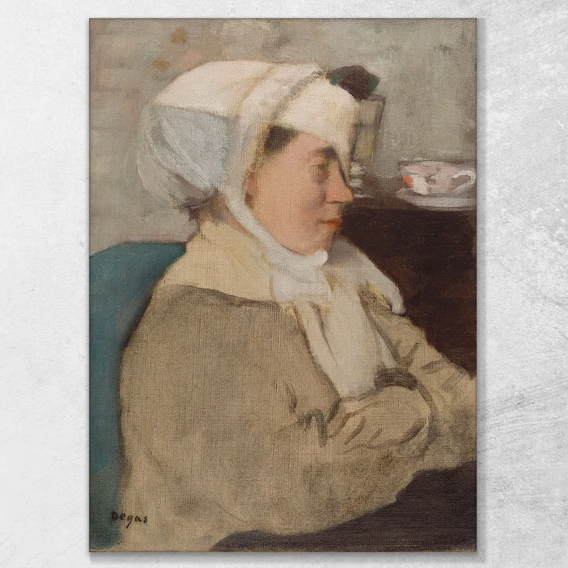 Donna Con Una Benda Edgar Degas