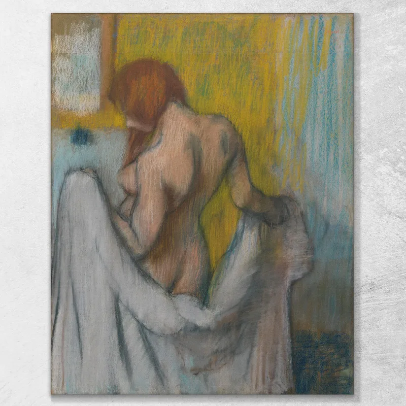Mujer Con Una Toalla Edgar Degas