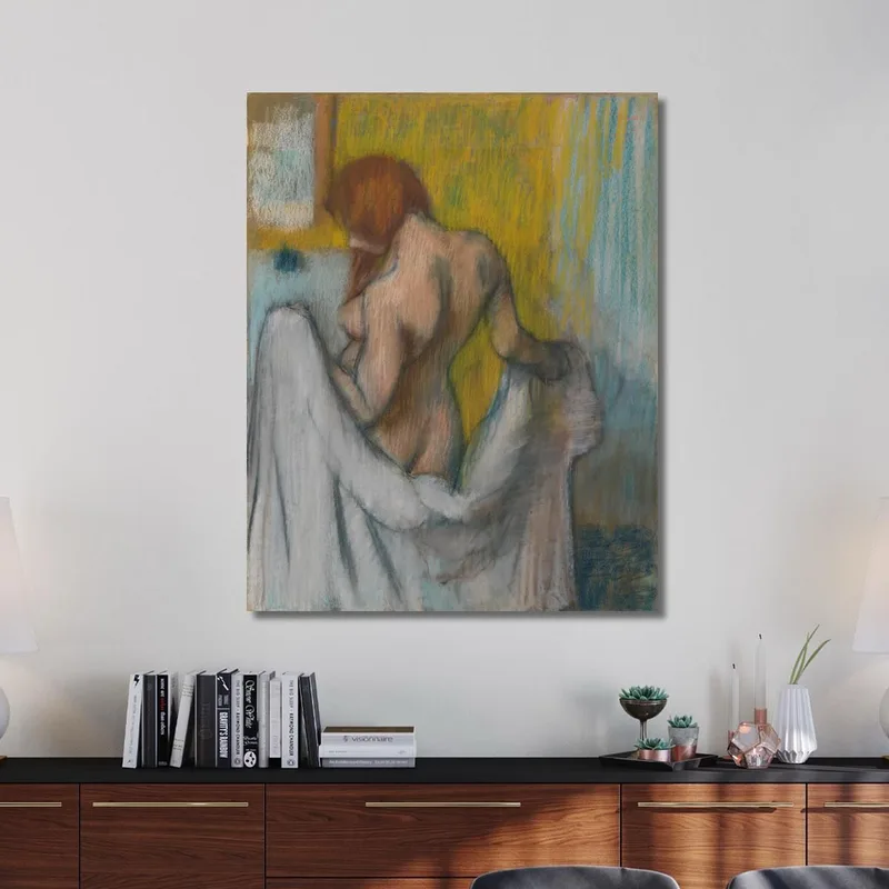 Mujer Con Una Toalla Edgar Degas