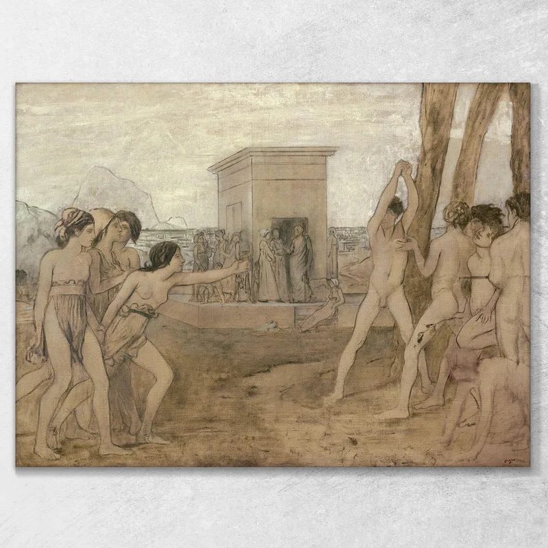 Las Jóvenes Espartanas Desafían A Los Chicos Edgar Degas