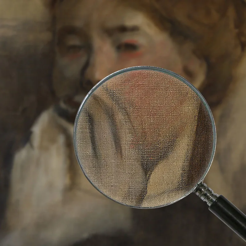 Mujer Joven Con La Mano Sobre La Boca Edgar Degas
