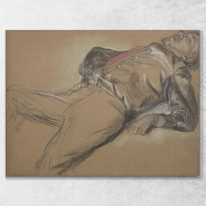 Fallen Jockey Study For Scene From The Steeplechase The Fallen Jockey Edgar Degas
