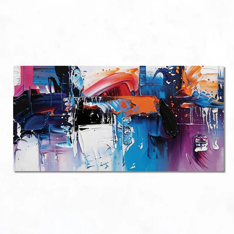 Abstract Color Symphony canvas print