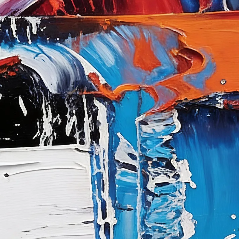 Abstract Color Symphony canvas print