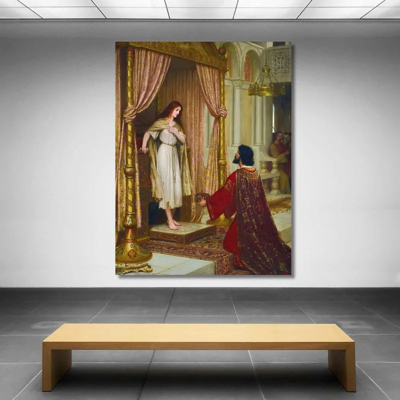 A King And A Beggar Maid Edmund Blair Leighton