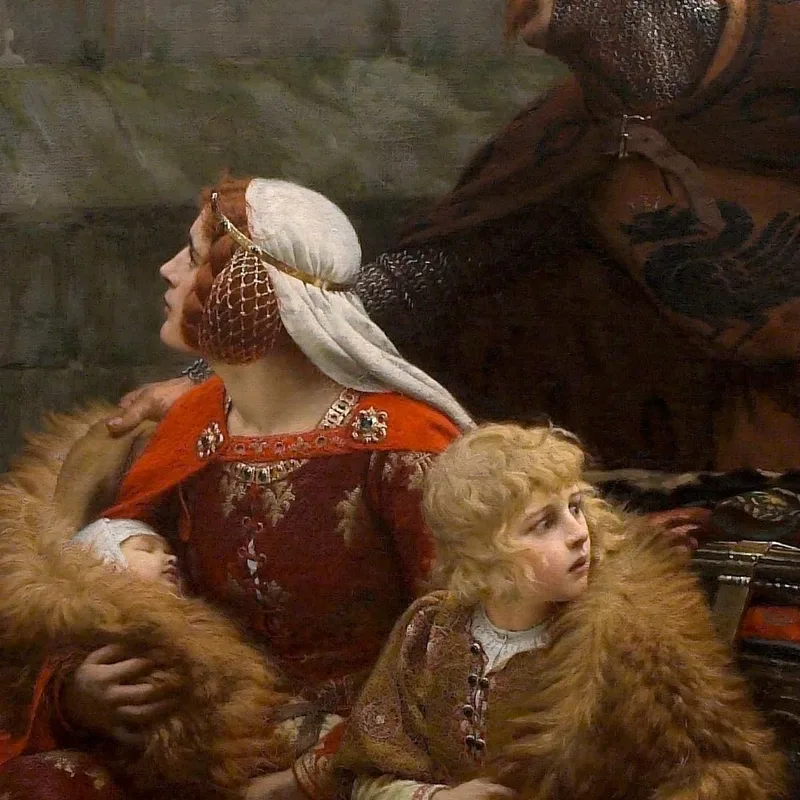In Time Of Peril Edmund Blair Leighton