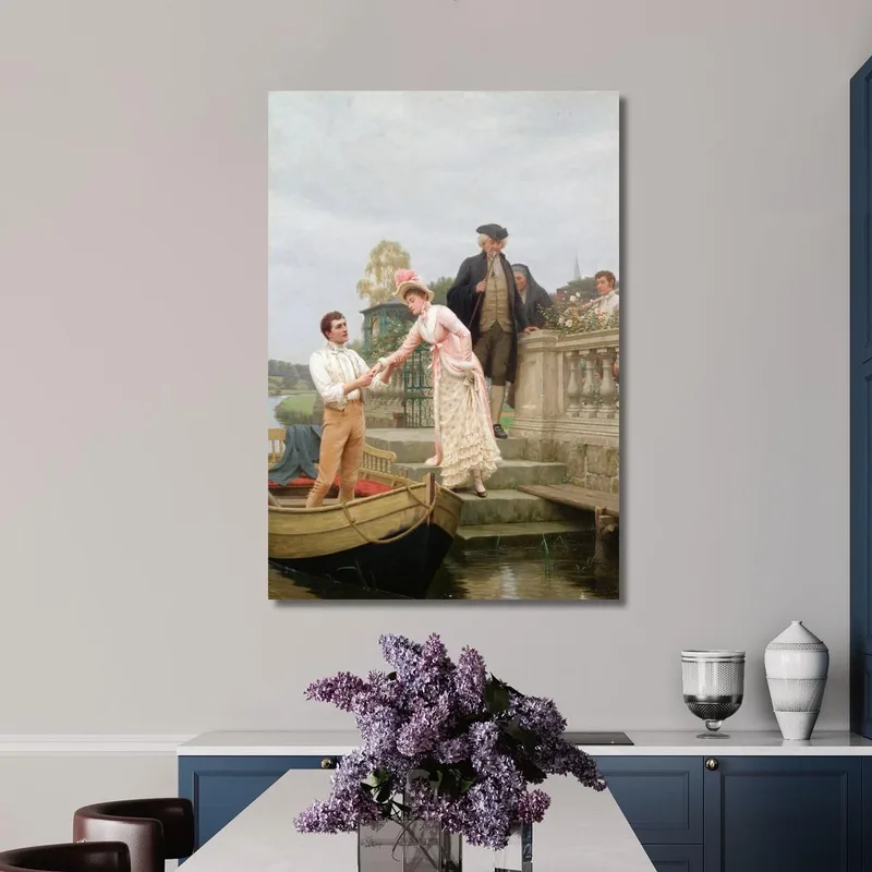 Lege Deine Süße Hand In Meine Und Vertraue Mir Edmund Blair Leighton