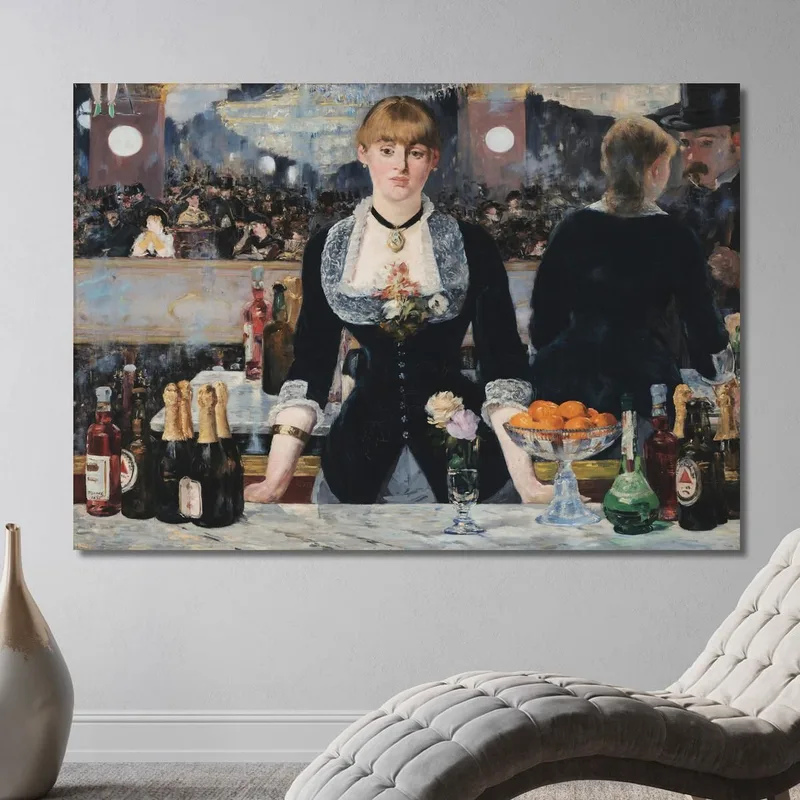 Un Bar Alle Folies-Bergère Édouard Manet