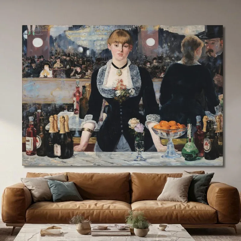 Un Bar Alle Folies-Bergère Édouard Manet