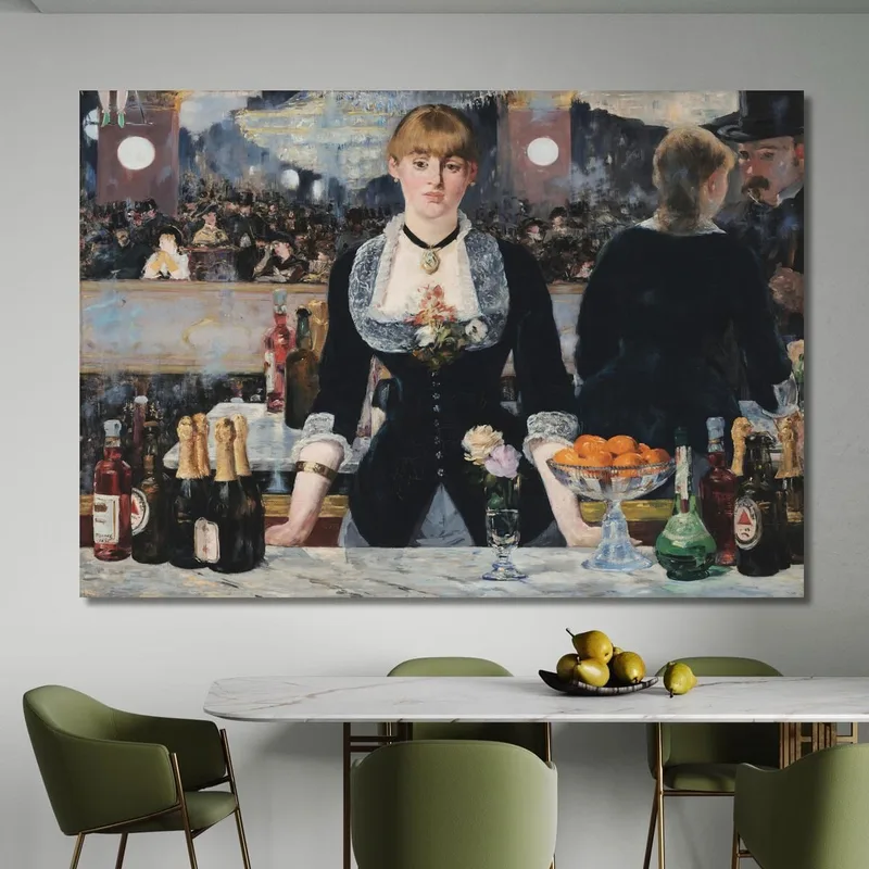 Un Bar Alle Folies-Bergère Édouard Manet
