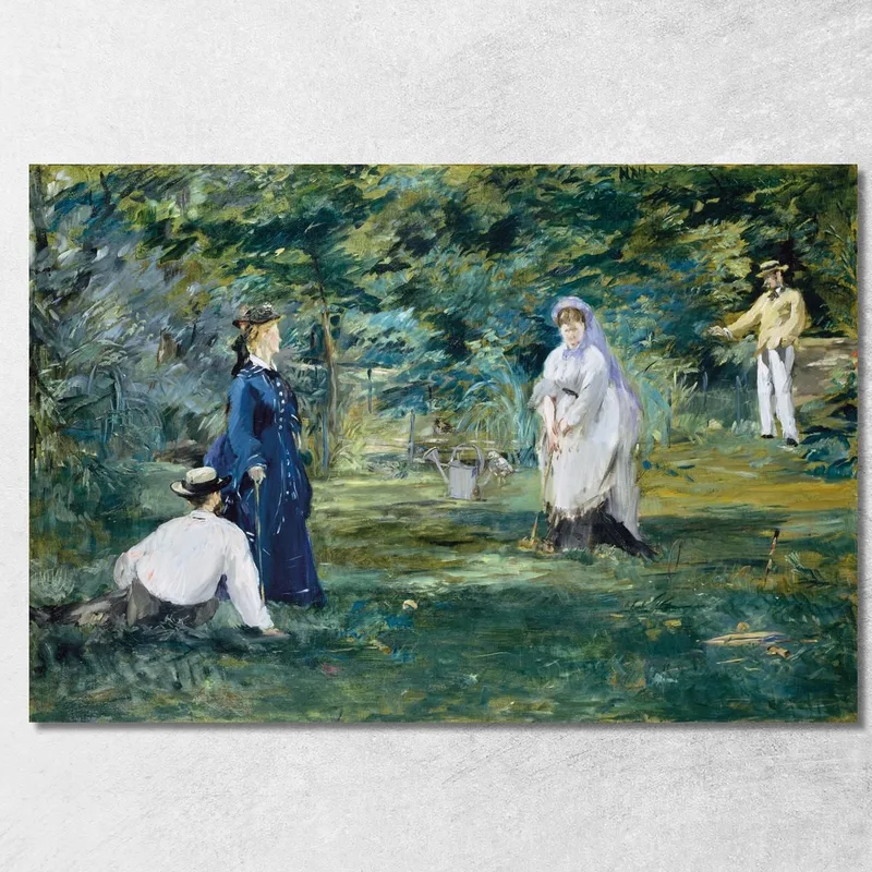 A Game Of Croquet Édouard Manet canvas print