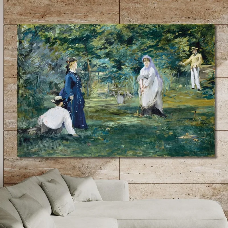 Un Juego De Croquet Édouard Manet