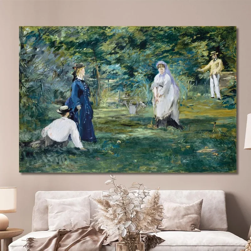 Un Juego De Croquet Édouard Manet