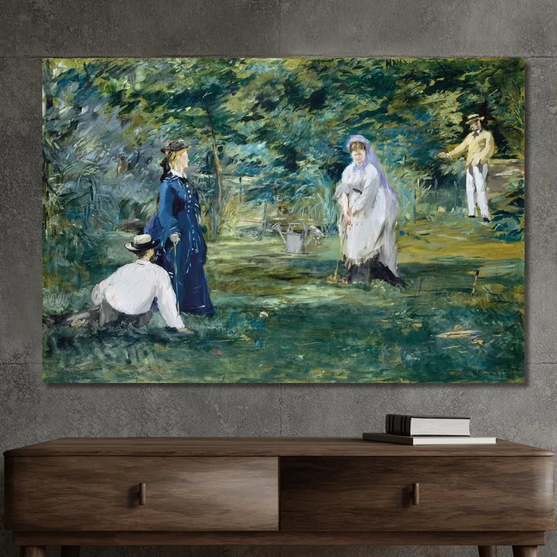Un Juego De Croquet Édouard Manet