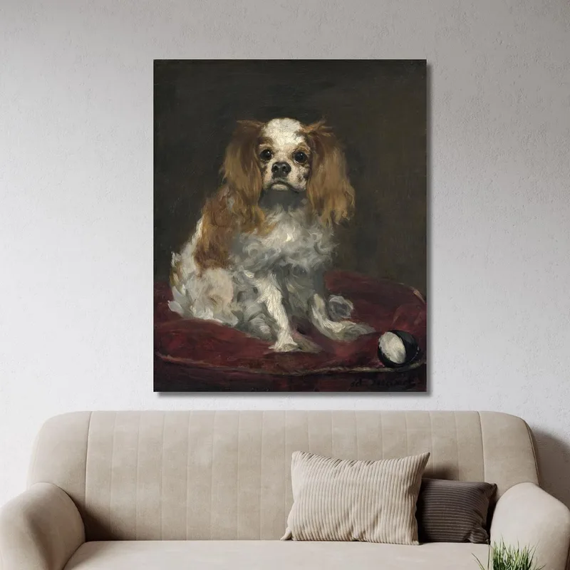 Un Rey Charles Spaniel Édouard Manet
