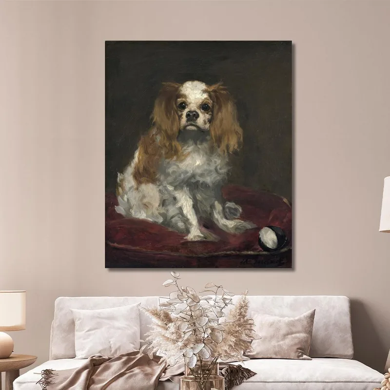 Un Rey Charles Spaniel Édouard Manet