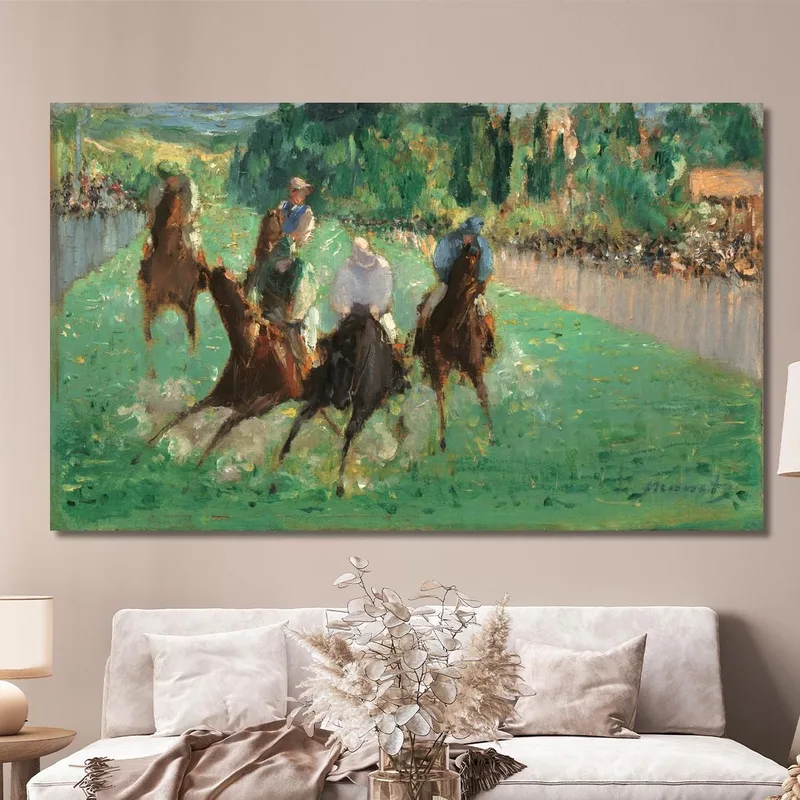En Las Carreras Édouard Manet