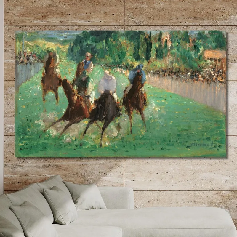 En Las Carreras Édouard Manet