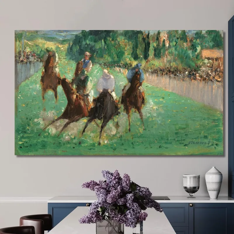 En Las Carreras Édouard Manet