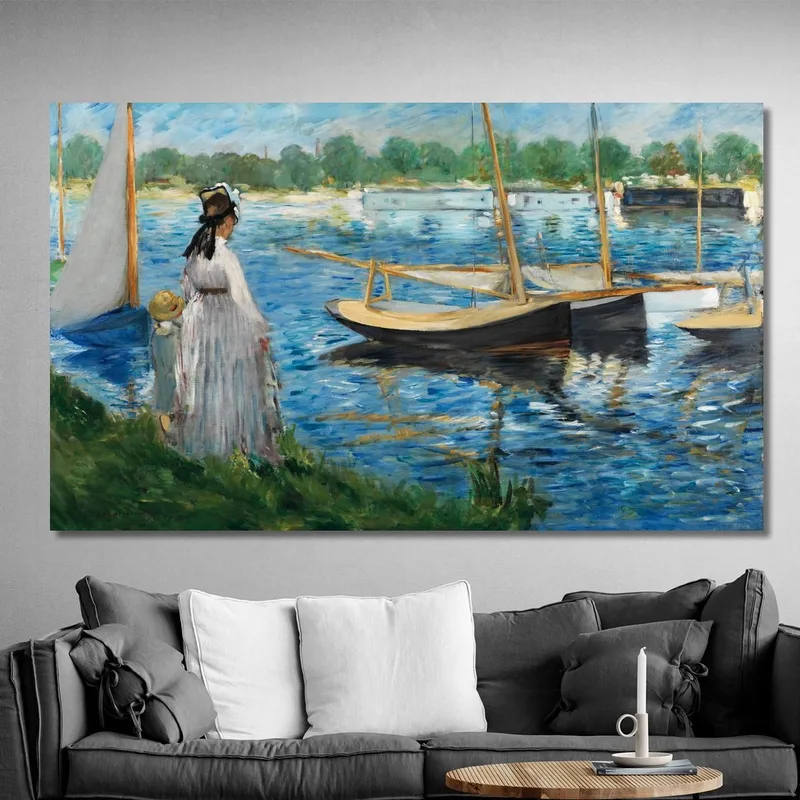 Orillas Del Sena En Argenteuil Édouard Manet