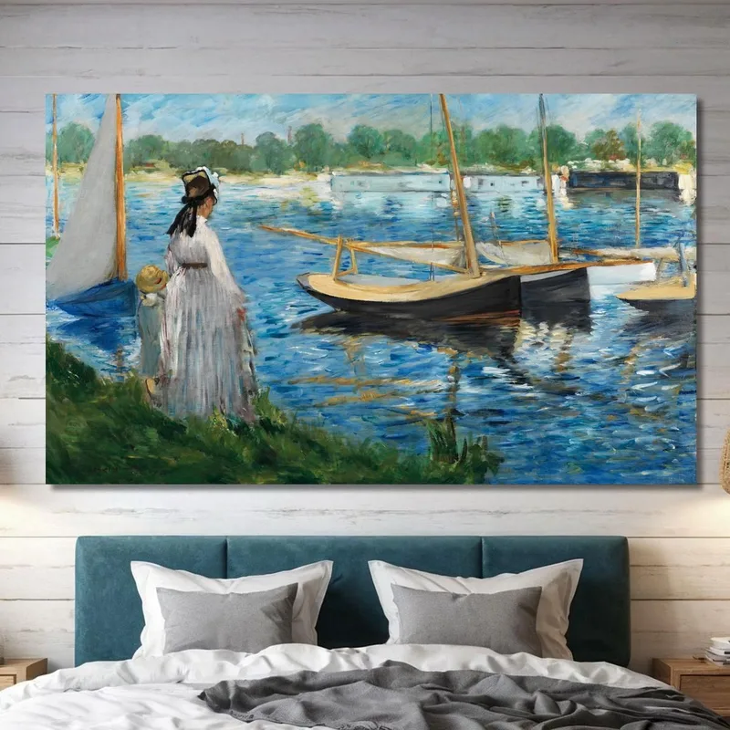 Orillas Del Sena En Argenteuil Édouard Manet