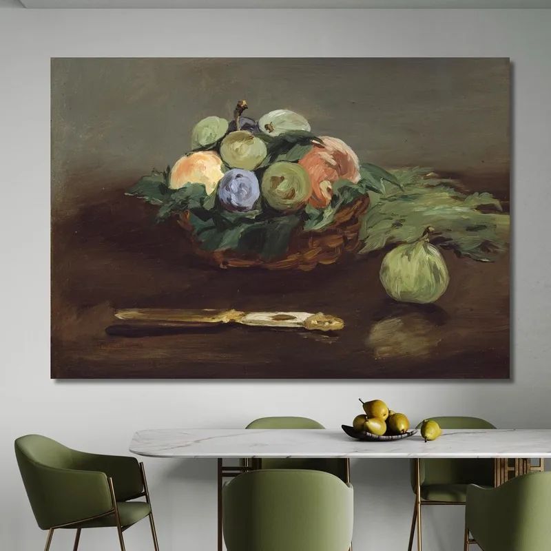 Cesta De Frutas Édouard Manet