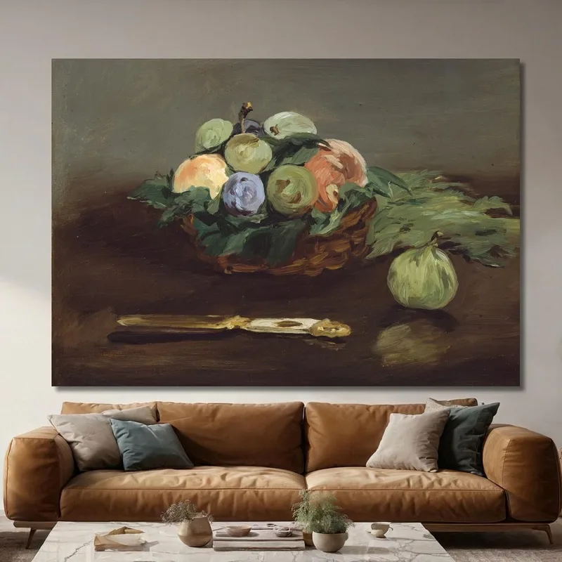 Cesta De Frutas Édouard Manet