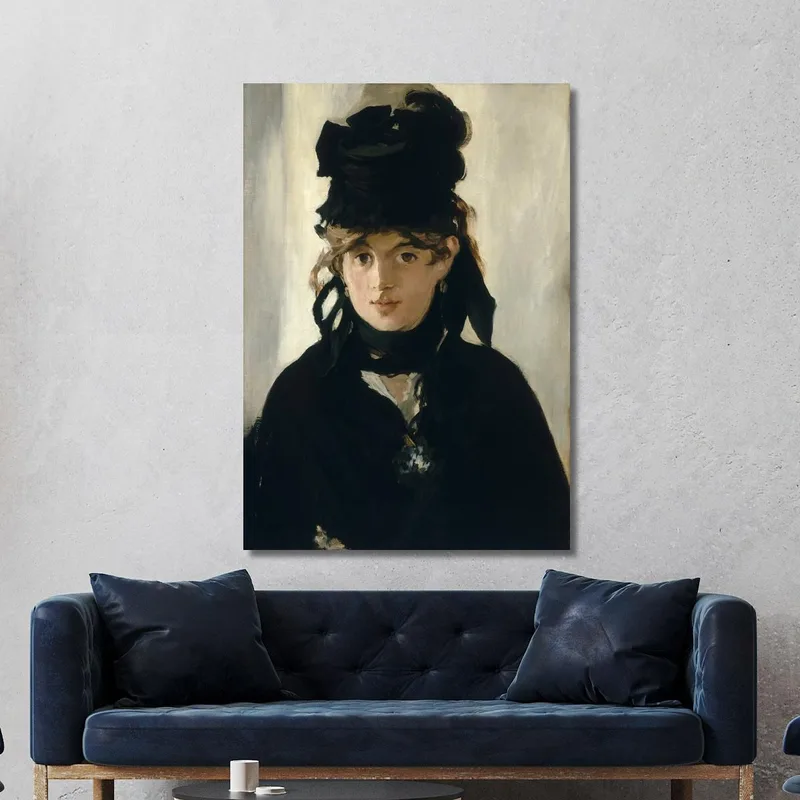 Berthe Morisot Con Un Ramo De Violetas Édouard Manet