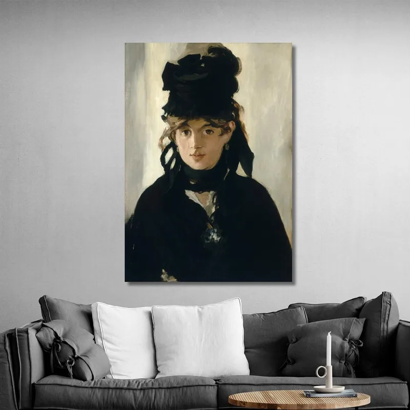 Berthe Morisot Con Un Ramo De Violetas Édouard Manet