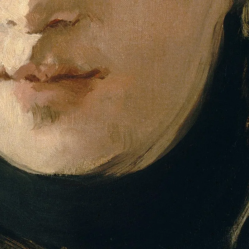 Berthe Morisot Con Un Ramo De Violetas Édouard Manet