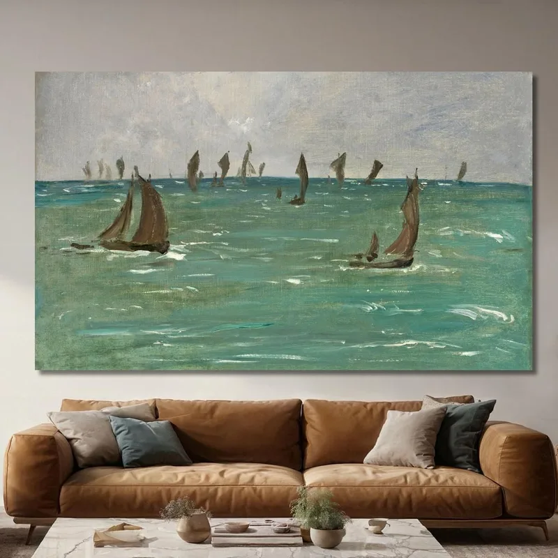 Barcos En Berck-Sur-Mer Édouard Manet